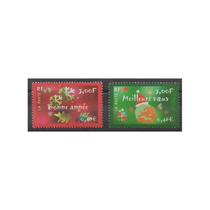Stamps - France - Poste - 2000 - Nb 3363/3364