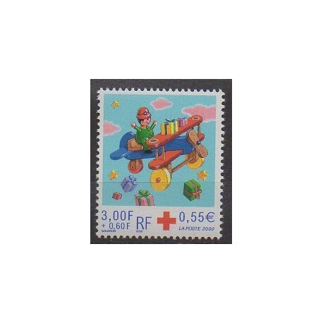 France - Poste - 2000 - No 3362 - Santé ou Croix-Rouge