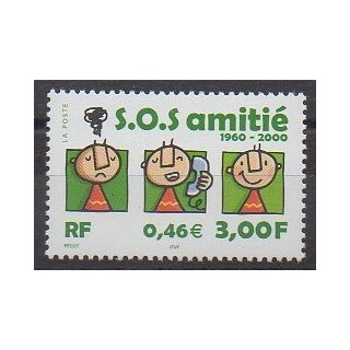 Stamps - France - Poste - 2000 - Nb 3356