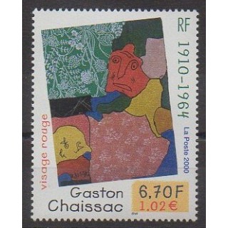 Stamps - France - Poste - 2000 - Nb 3350 - Paintings