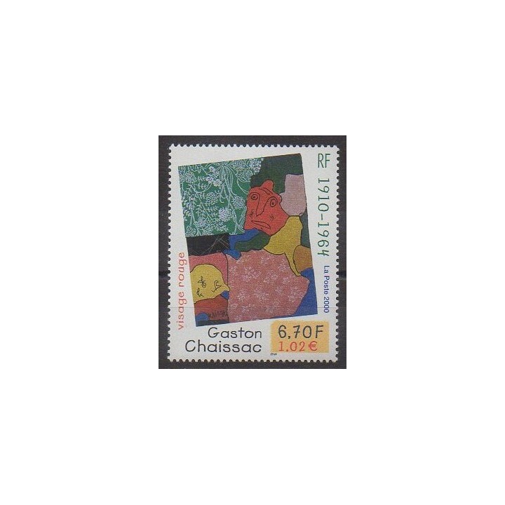 Timbres - France - Poste - 2000 - No 3350 - Peinture