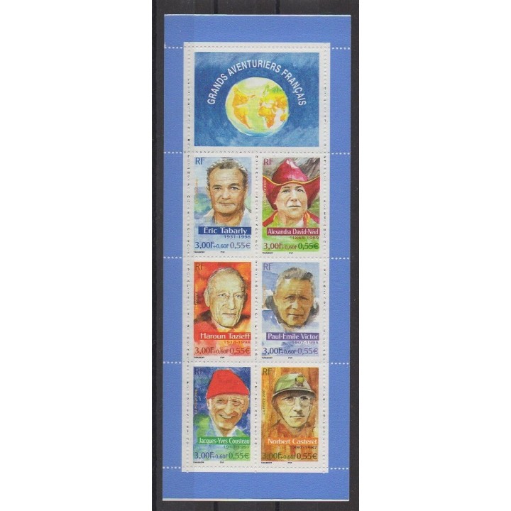 Stamps - France - Notebooks - 2000 - Nb BC3348 - Celebrities