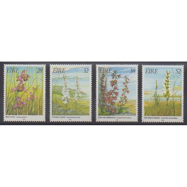 Stamps - Ireland - 1993 - Nb 824/827 - Flowers