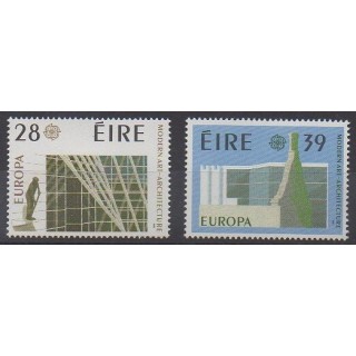 Timbres - Irlande - 1987 - No 626/627 - Architecture - Europa