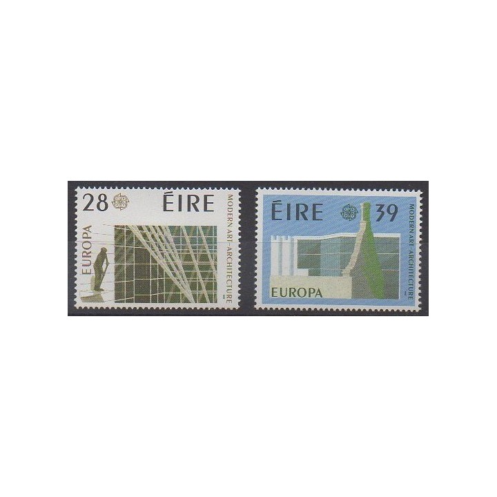 Timbres - Irlande - 1987 - No 626/627 - Architecture - Europa