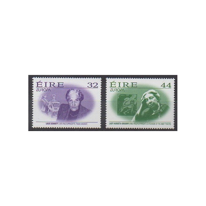 Timbres - Irlande - 1996 - No 943/944 - Célébrités - Europa