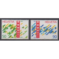 Swiss - 1990 - Nb 1353/1354