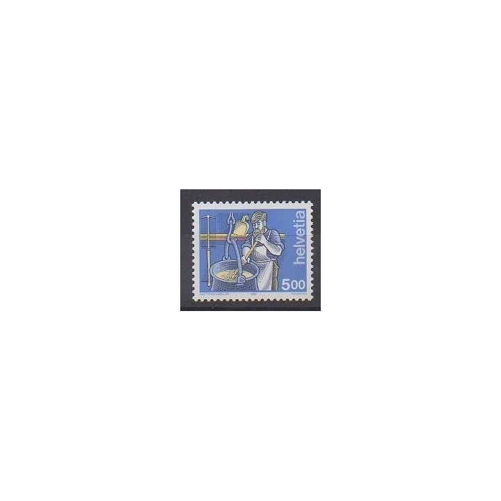Timbres - Suisse - 1993 - No 1434 - Artisanat ou métiers
