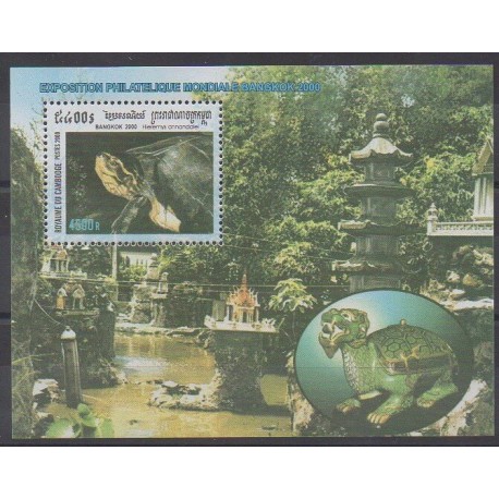 Cambodge - 2000 - No BF162 - Reptiles - Philatélie