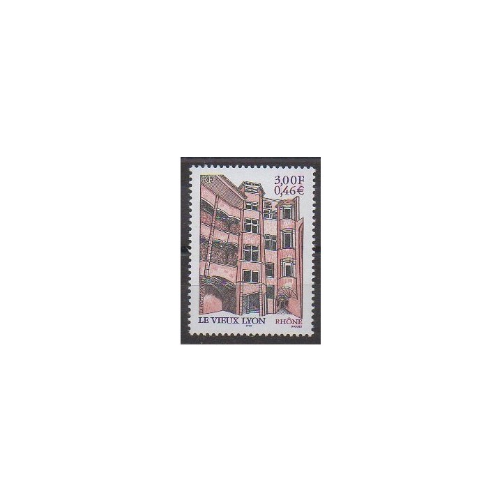 Timbres - France - Poste - 2001 - No 3390 - Sites