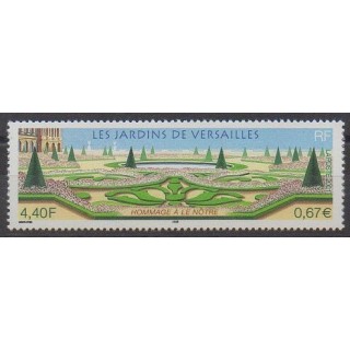 Stamps - France - Poste - 2001 - Nb 3389 - Parks and gardens