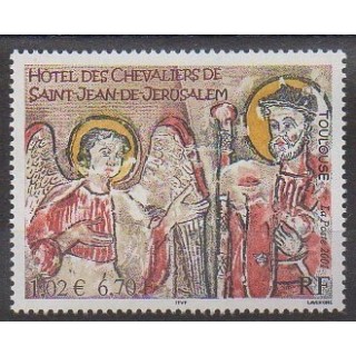 Stamps - France - Poste - 2001 - Nb 3385 - Religion - Paintings
