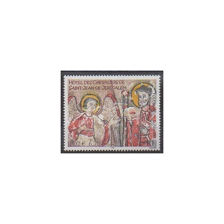Stamps - France - Poste - 2001 - Nb 3385 - Religion - Paintings