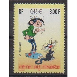 France - Poste - 2001 - Nb 3370 - Cartoons - Comics