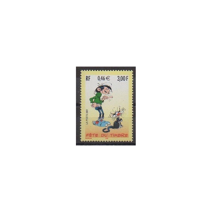 Stamps - France - Poste - 2001 - Nb 3370 - Cartoons - Comics