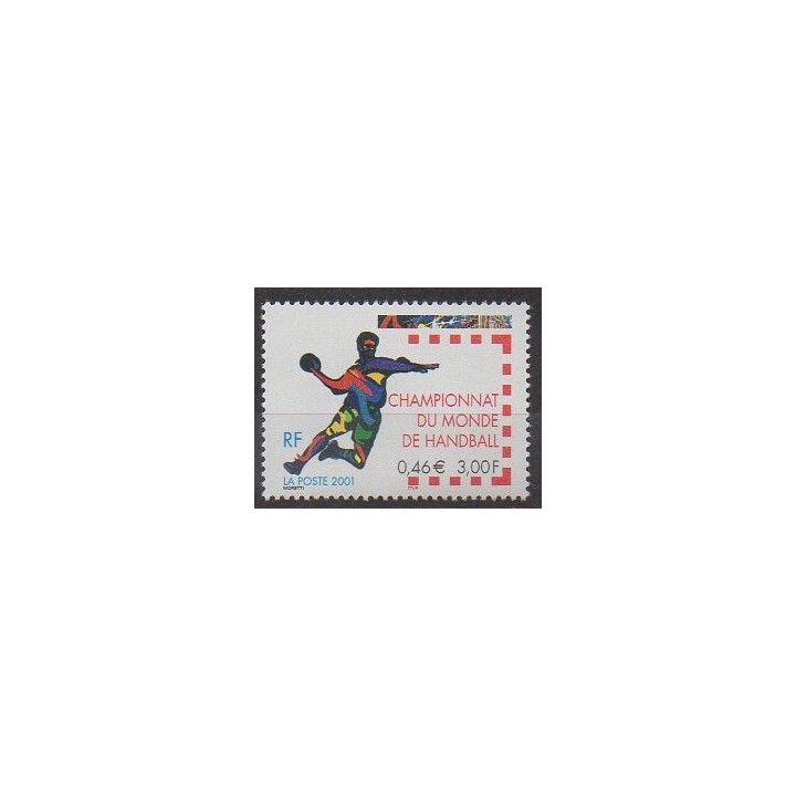 Timbres - France - Poste - 2001 - No 3367 - Sports divers