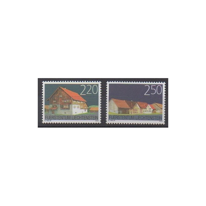 Stamps - Lienchtentein - 2004 - Nb 1296/1297 - Monuments