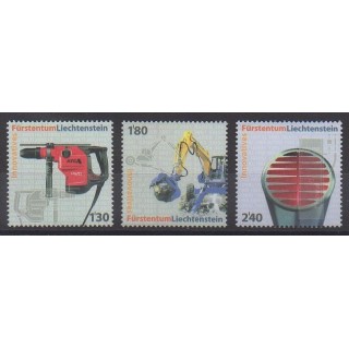 Timbres - Liechtenstein - 2007 - No 1395/1397 - Sciences et Techniques