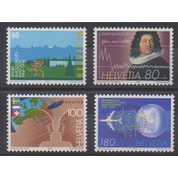 Swiss - 1994 - Nb 1445/1448 - Science