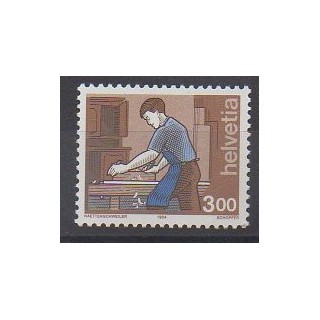 Stamps - Swiss - 1994 - Nb 1461 - Craft
