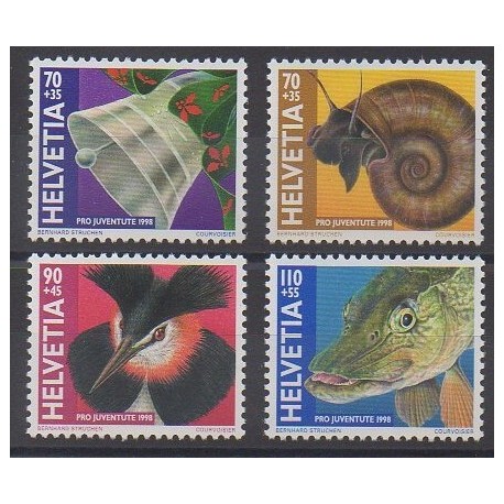 Suisse - 1998 - No 1593/1596