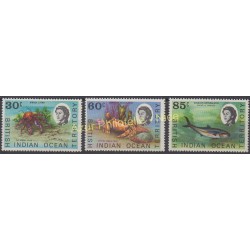 Océan Indien - 1970 - No 36/38 - Poissons