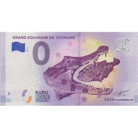 Euro banknote memory - 37 - Grand aquarium de Touraine - 2018-1