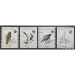 Seychelles - 1989 - Nb 695/698 - Birds
