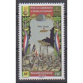 Timbres - Nouvelle-Calédonie - 2018 - No 1327 - Première Guerre Mondiale