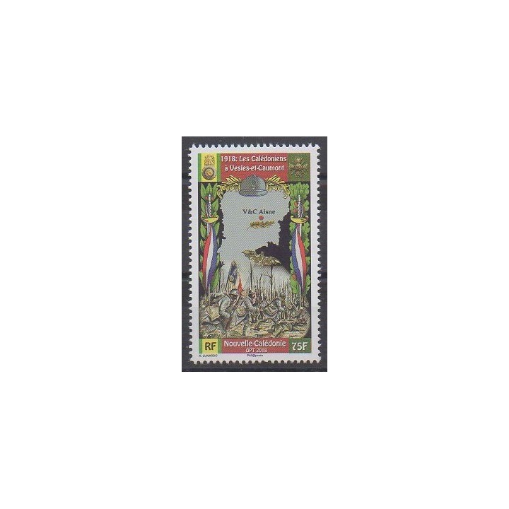 Timbres - Nouvelle-Calédonie - 2018 - No 1327 - Première Guerre Mondiale