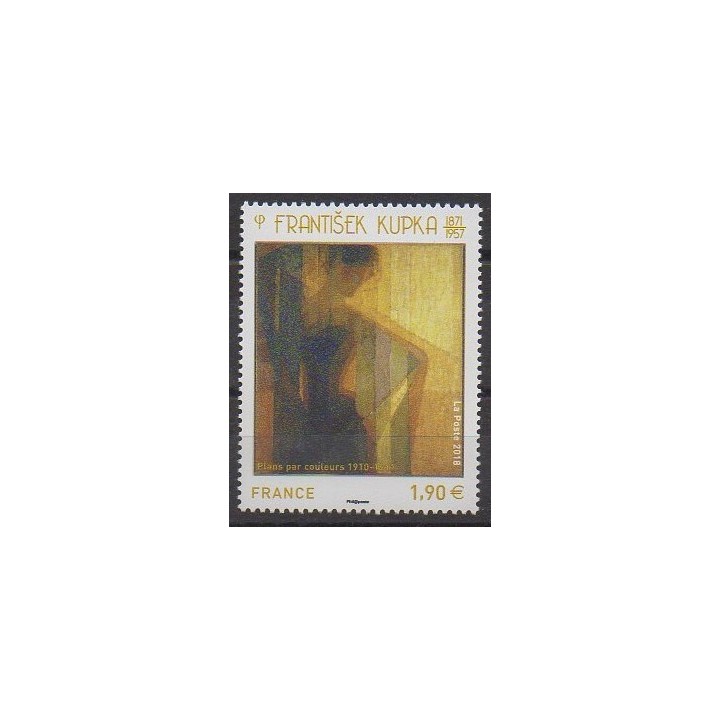Timbres - France - Poste - 2018 - No 5206 - Peinture