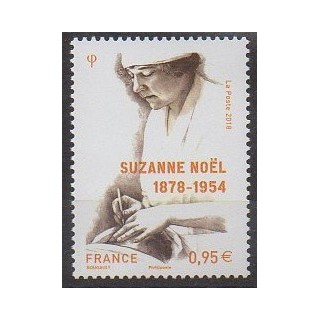 Timbres - France - Poste - 2018 - No 5203 - Santé ou Croix-Rouge