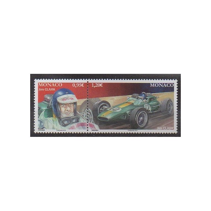 Timbres - Monaco - 2018 - No 3123/3124 - Voitures