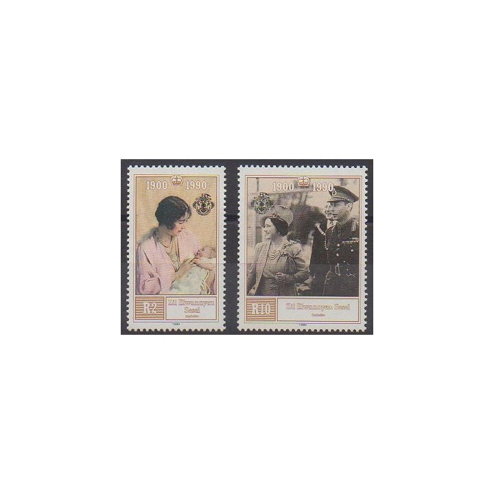 Stamps - Seychelles Zil Eloigne Sesel - 1990 - Nb 198/199 - Royalty
