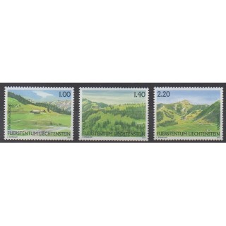Timbres - Liechtenstein - 2007 - No 1392/1394 - Sites