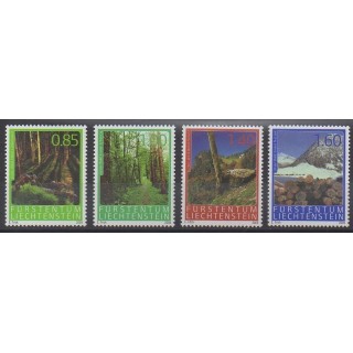 Timbres - Liechtenstein - 2009 - No 1459/1462 - Arbres