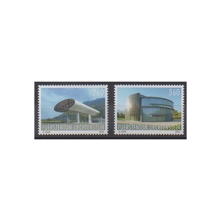 Timbres - Liechtenstein - 2010 - No 1488/1489 - Architecture