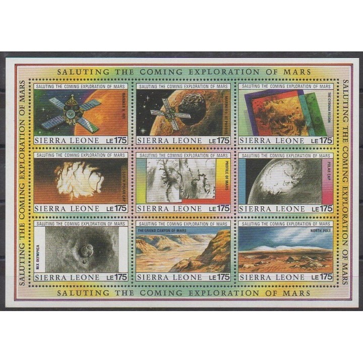 Timbres - Sierra Leone - 1989 - No 1110/1118 - Espace