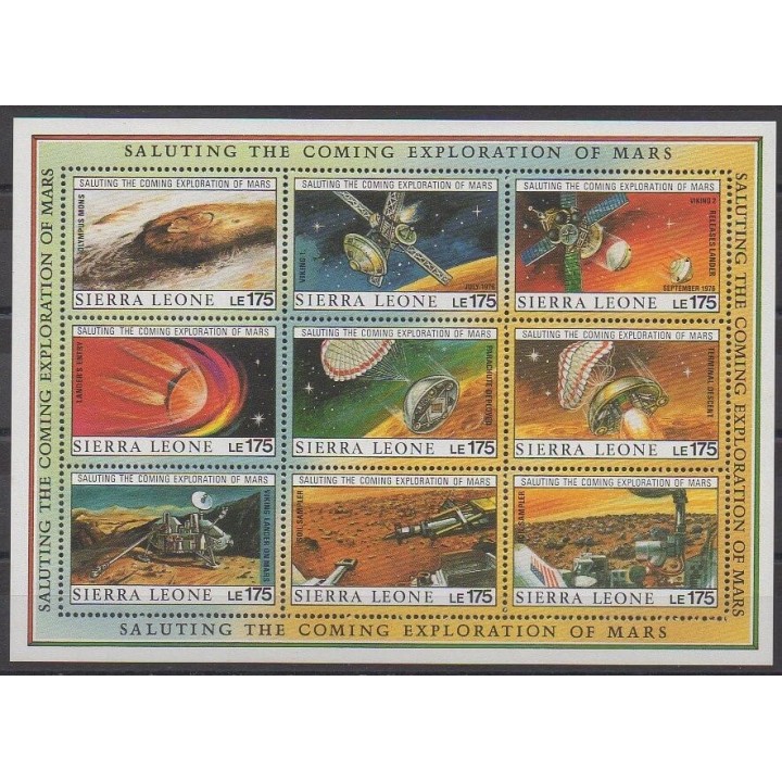 Stamps - Sierra Leone - 1989 - Nb 1119/1127 - Space
