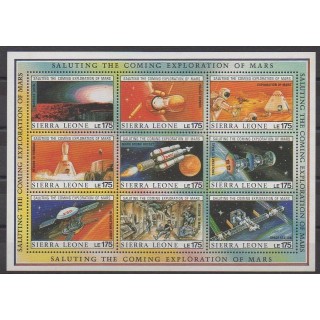 Timbres - Sierra Leone - 1989 - No 1128/1136 - Espace