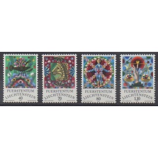 Timbres - Liechtenstein - 1977 - No 608/611 - Horoscope