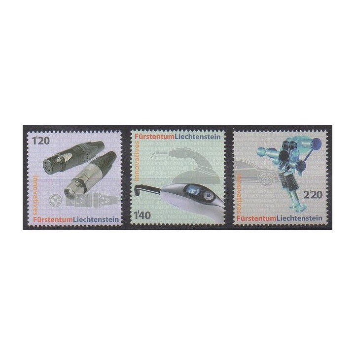 Stamps - Lienchtentein - 2008 - Nb 1439/1441 - Science