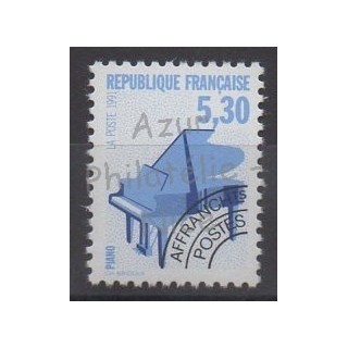 Timbres - Thème musique - France - Préoblitérés - 1992 - No P222a
