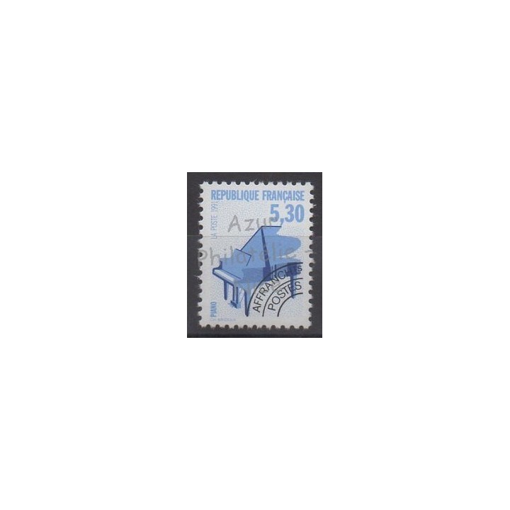 Timbres - Thème musique - France - Préoblitérés - 1992 - No P222a