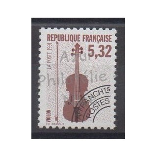 Timbres - Thème musique - France - Préoblitérés - 1992 - No P223a