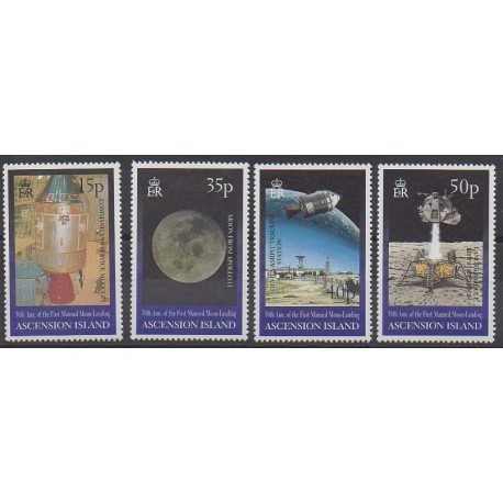 Ascension Island - 1999 - Nb 743/746 - Space