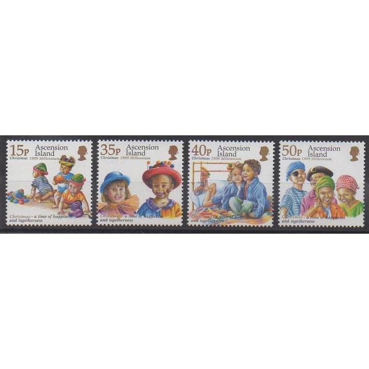 Stamps - Ascension Island - 1999 - Nb 755/758 - Christmas