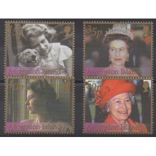 Stamps - Ascension Island - 2002 - Nb 793/796 - Royalty