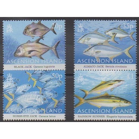 Ascension Island - 2006 - Nb 882/885 - Sea animals