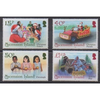 Timbres - Ascension - 2010 - No 1012/1015 - Noël